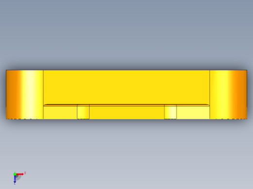 方形垫板冲孔落料复合模（CAD图+UG三维）俯视缩略图