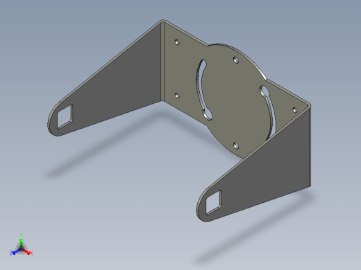 基恩士SJ-F020_bracket_kc图纸模型