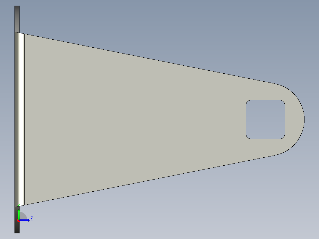 基恩士SJ-F020_bracket_kc图纸模型左视图