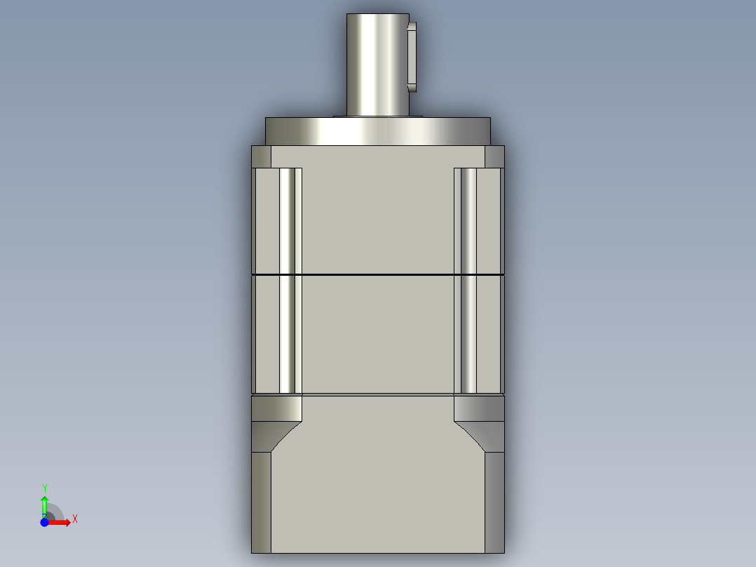 斜齿PGH090-L2 19-70-90-M5.STEP前视图