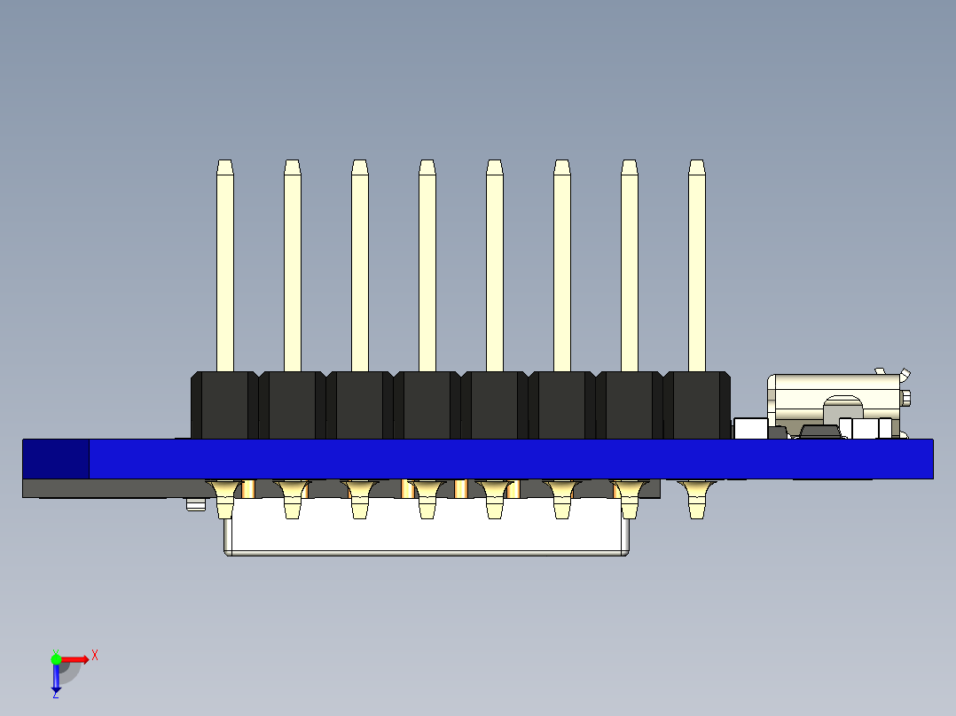 迷你运输台俯视图