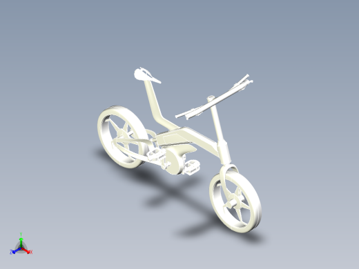 60---自行车x_t三维图纸模型设计图纸