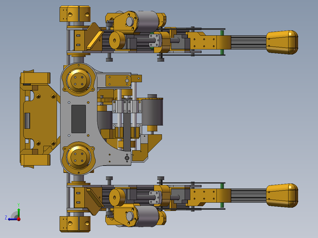 机器狗图纸右视图