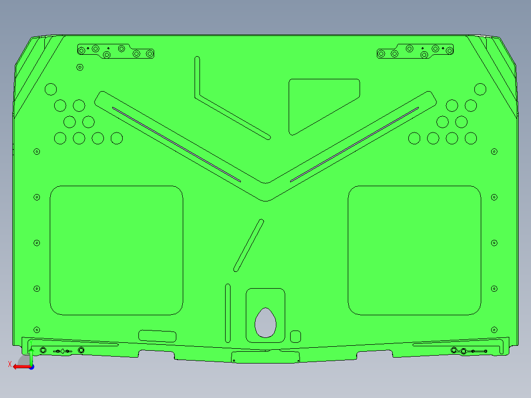 DW17笔记本CNC工装夹具三维模型-0504后视图