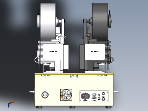 双工位聚酯贴标机sw20俯视缩略图
