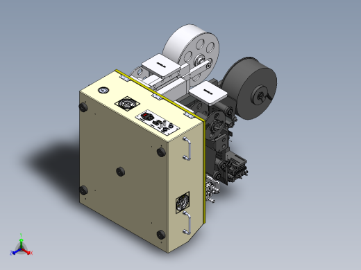 双工位聚酯贴标机sw20正等轴测缩略图
