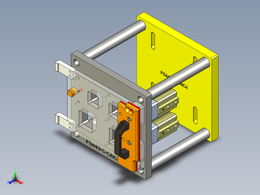 FS443-C笔记本CNC工装夹具三维模型-CNC4-190725