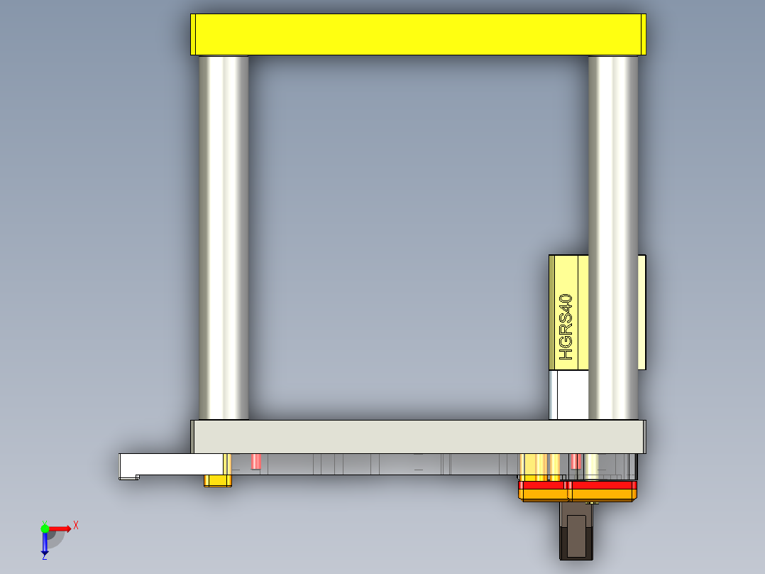 FS443-C笔记本CNC工装夹具三维模型-CNC4-190725俯视图