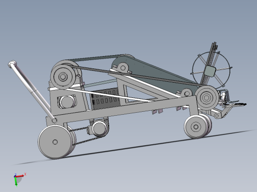 叶菜收获机三维加计算说明