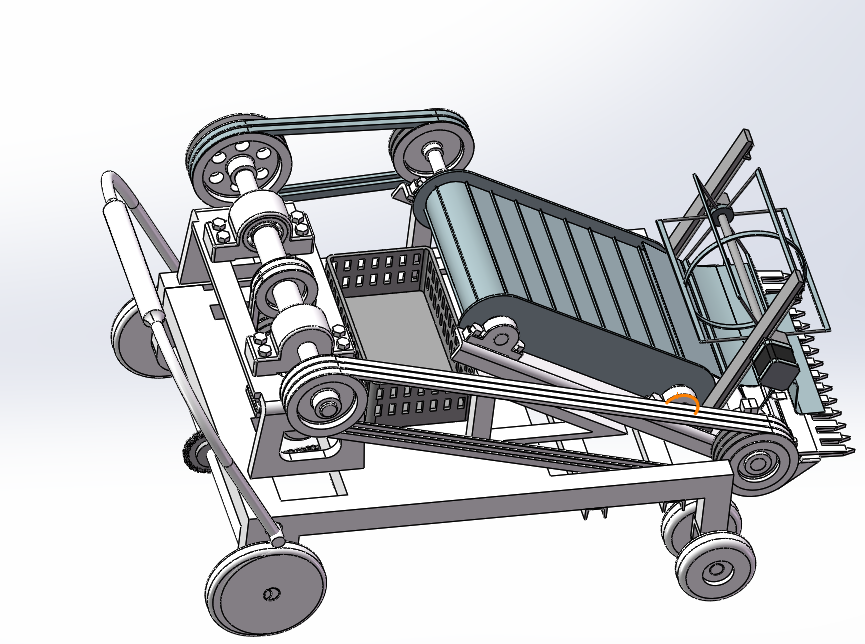 叶菜收获机三维加计算说明