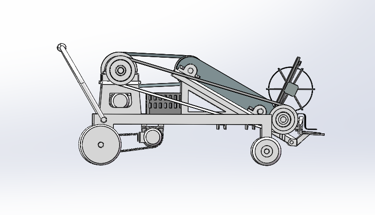 叶菜收获机三维加计算说明