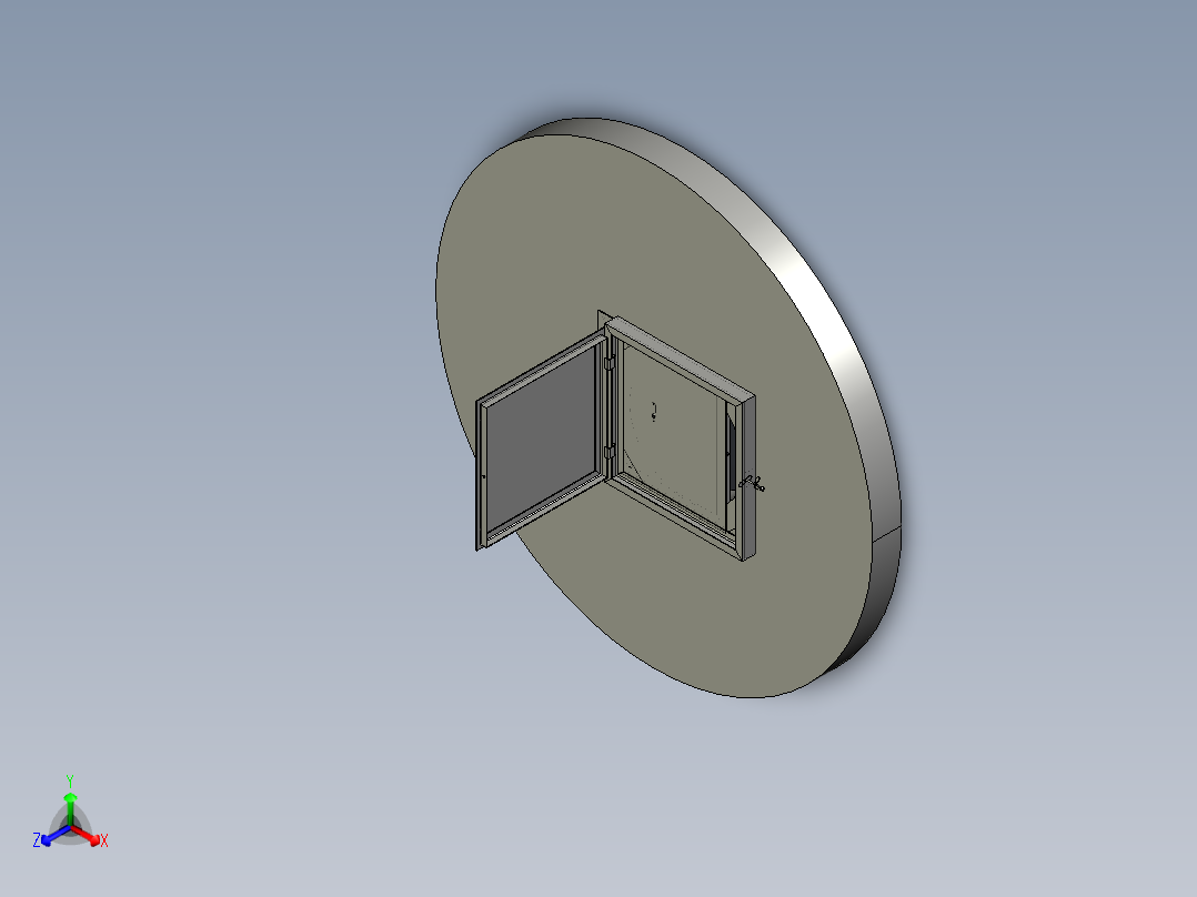 人孔manhole-cover-14 2 IGS正等轴测图