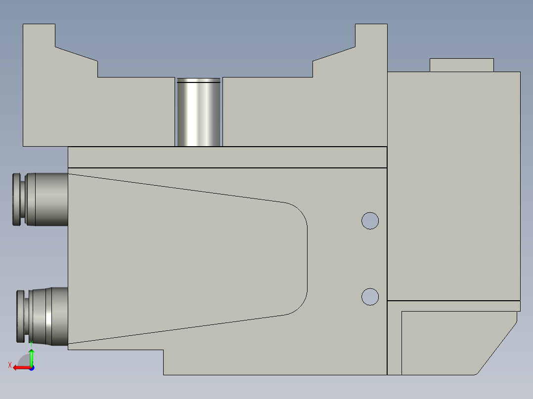 AZQ-X-N吸破真空一体数显式后视图