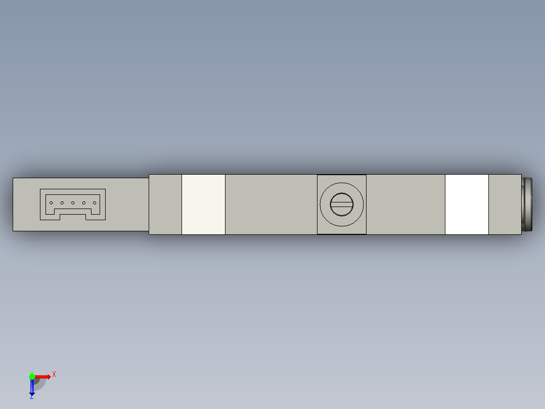 AZQ-X-N吸破真空一体数显式俯视图