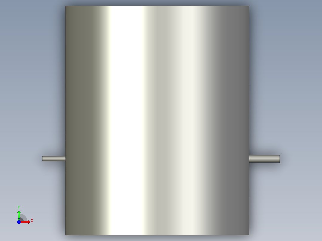 开闭蝴蝶门前视图