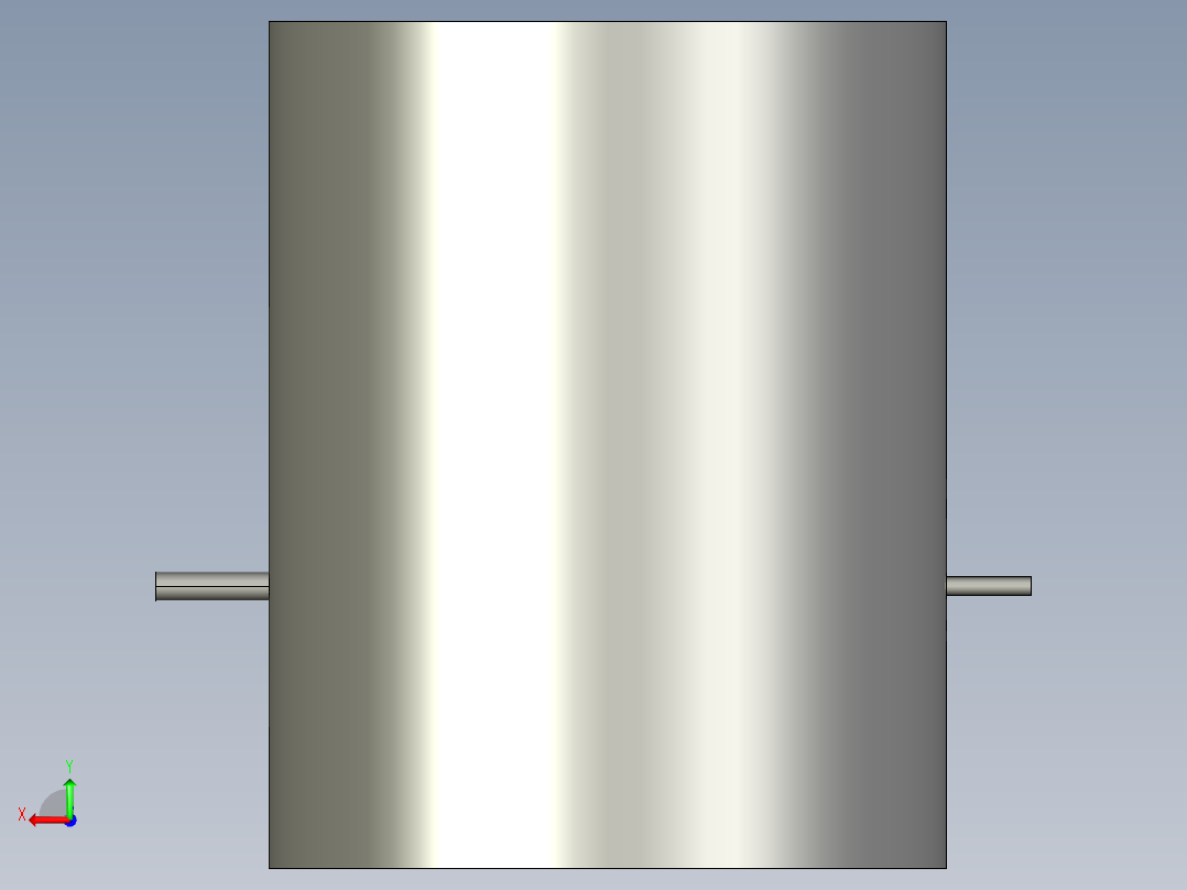 开闭蝴蝶门后视图