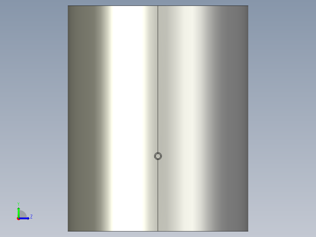 开闭蝴蝶门左视图
