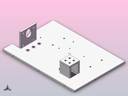 拉力机设计拉力机正等轴测缩略图