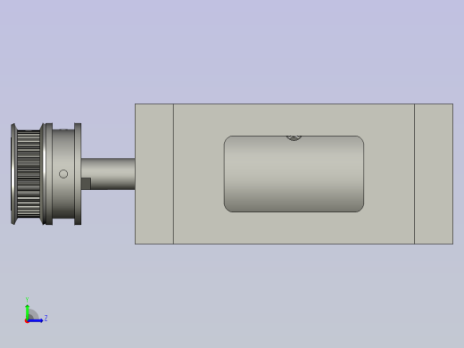 电脑主机外壳自动加工生产线设计-收纸牵引模组-V1左视缩略图