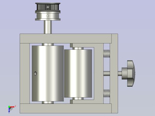 电脑主机外壳自动加工生产线设计-收纸牵引模组-V1俯视缩略图