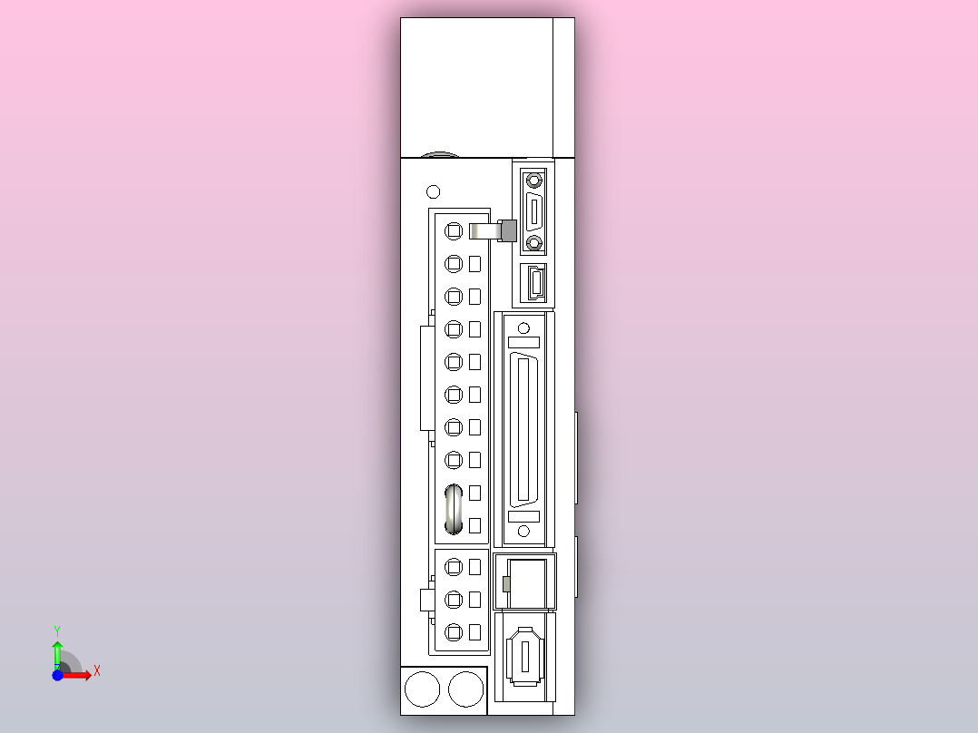 安川驱动器.IGS前视图