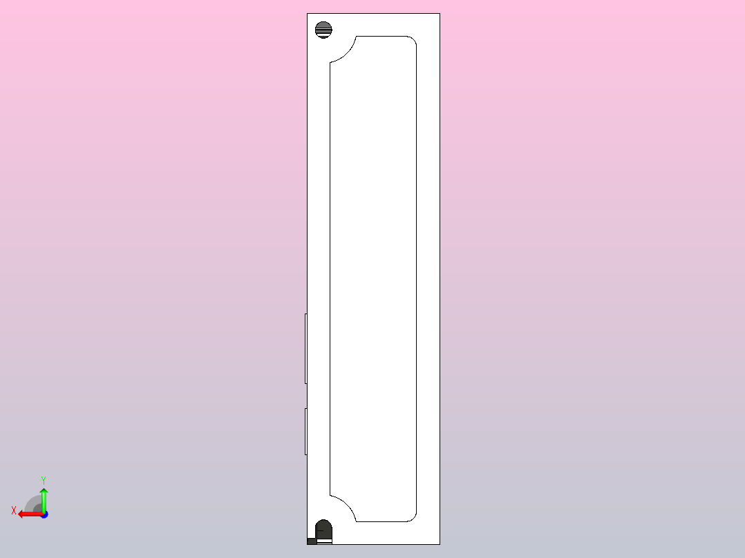 安川驱动器.IGS后视图