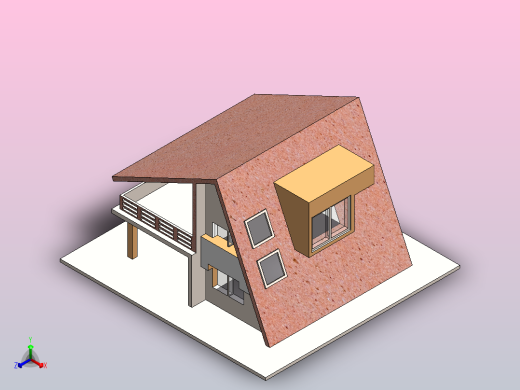 现代建筑设计 26X36正等轴测缩略图