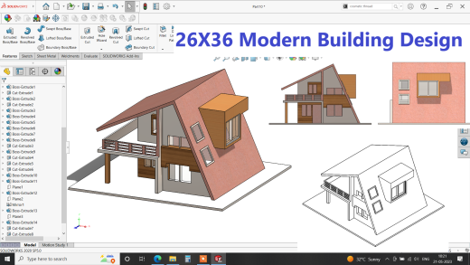 现代建筑设计 26X36缩略图