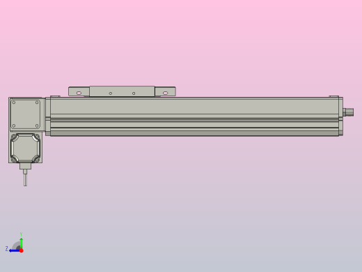 ACB17-300-LD-400W ACB17 皮带驱动直线滑台模组右视缩略图
