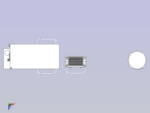 一款产品快速组装机3D图纸俯视缩略图