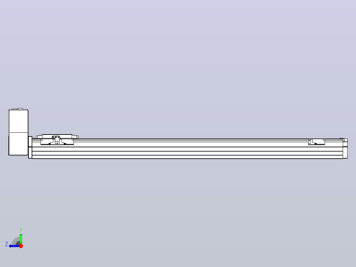 机器人皮带驱动直线轴TPA-GCB-80-P60-L800-RU-M20-N3右视缩略图