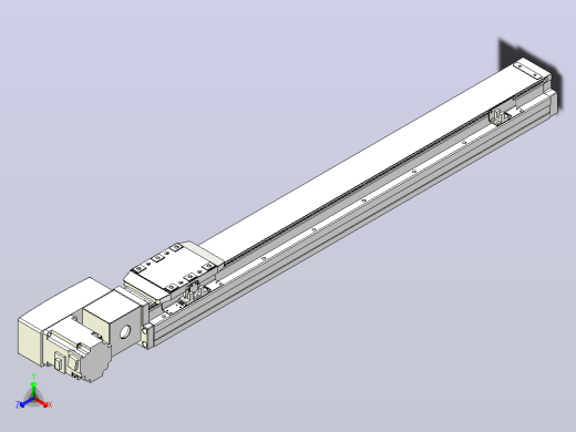 机器人皮带驱动直线轴TPA-GCB-80-P60-L600-QL-M20-N3