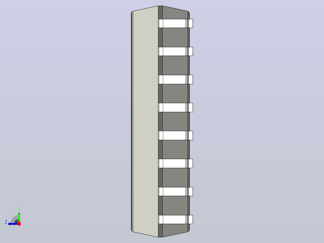 106x SOIC 封装（小外形集成电路）SOIC127P1030X265-16N右视图