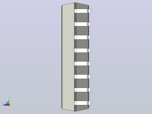 106x SOIC 封装（小外形集成电路）SOIC127P1030X265-16N右视缩略图