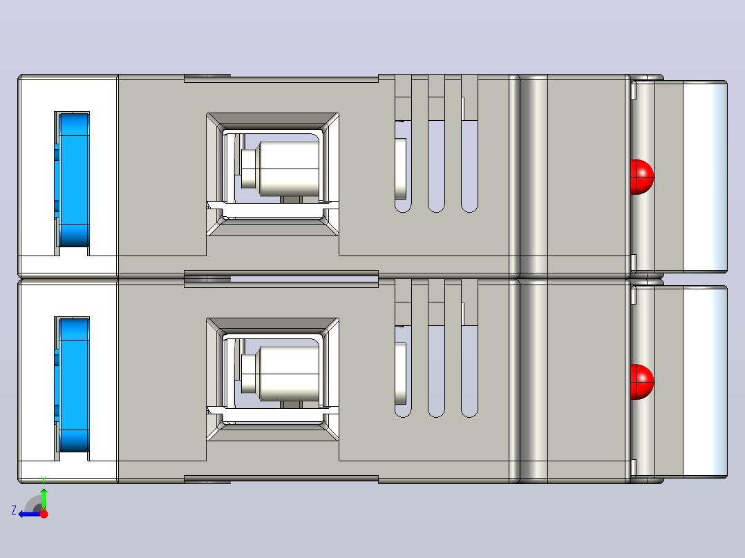 NRT28-32X 2P熔断器-底座三维模型202011右视图