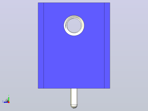蓝色散热器尺寸15 x 12 6 x 6 5 mm 11mm销固定.stp右视缩略图