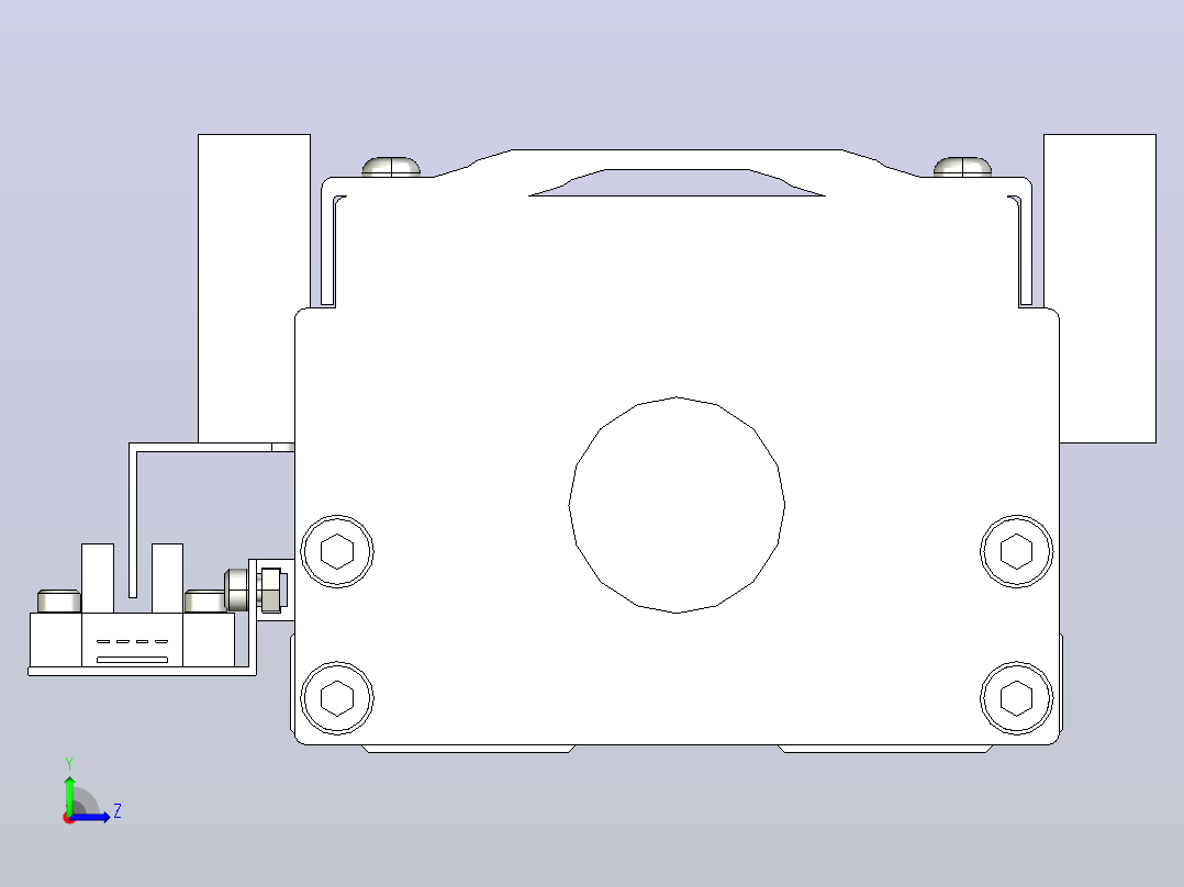 钢基模组TPA-KNR-10020C-1380A1-M-F0S1-N3-D左视图
