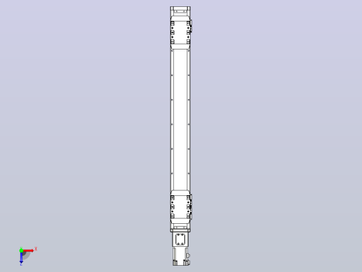 滚珠丝杠线性轴TPA-GCRS-80-1610C-L250-M-M20-N3俯视缩略图