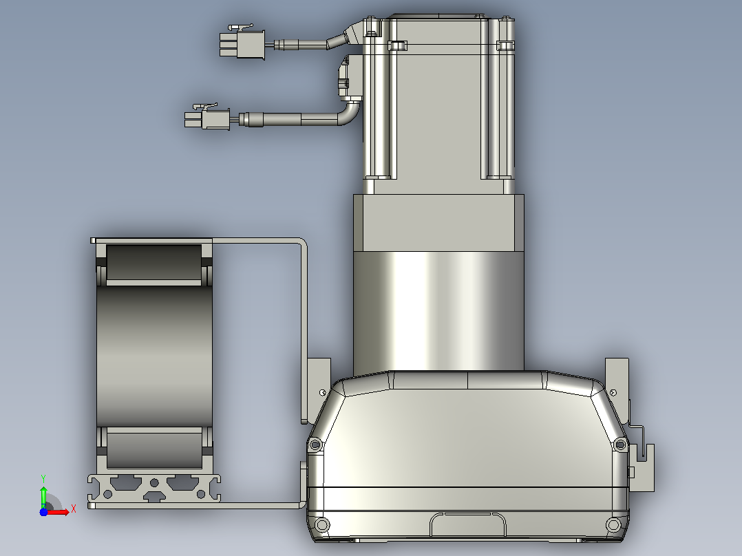 TM17-L3-1500-BC-T750W-C4-MB-3M齿轮齿条型TM17前视图