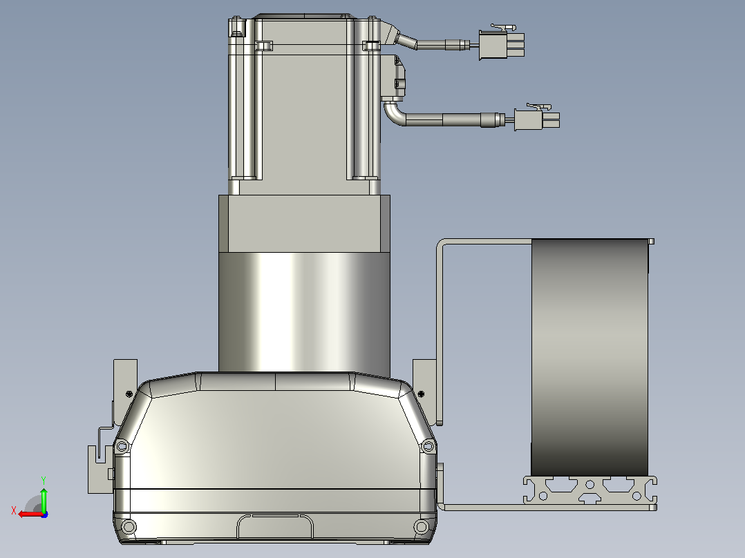 TM17-L3-1500-BC-T750W-C4-MB-3M齿轮齿条型TM17后视图