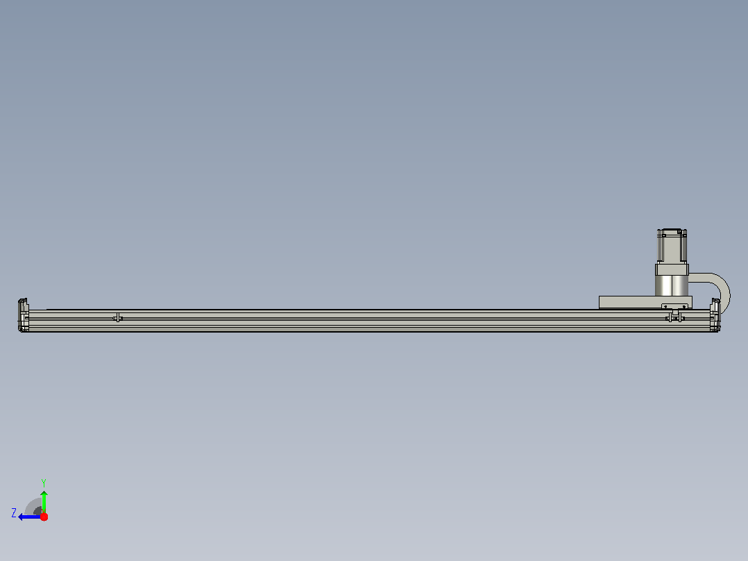 TM17-L3-1500-BC-T750W-C4-MB-3M齿轮齿条型TM17右视图