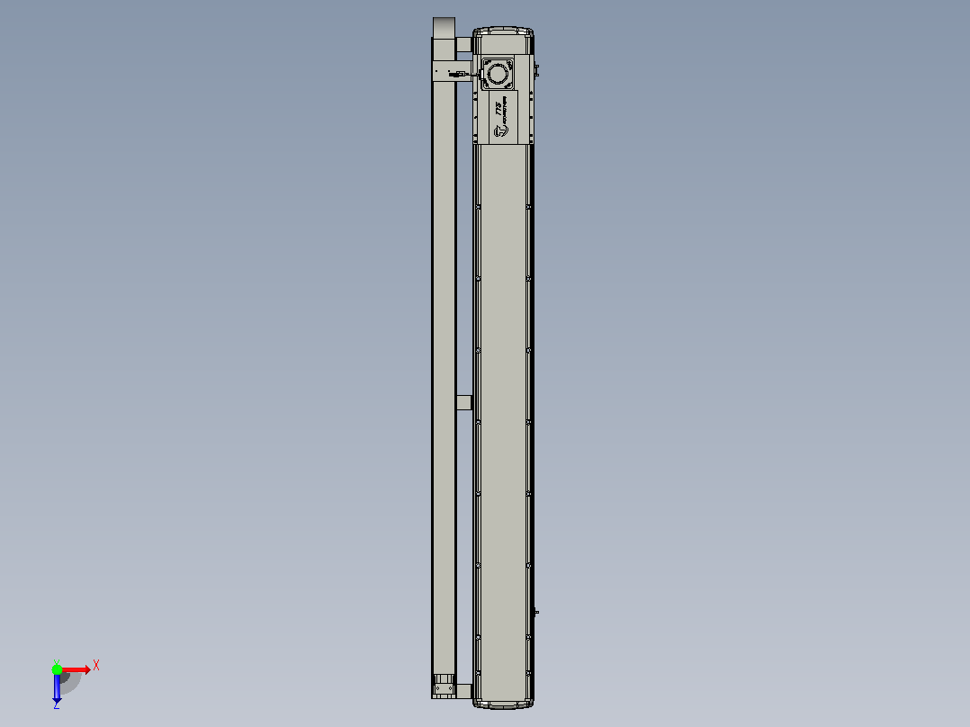 TM17-L3-1500-BC-T750W-C4-MB-3M齿轮齿条型TM17俯视图