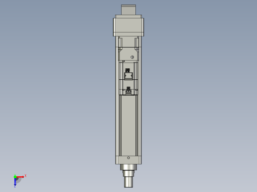 轻载电动缸TPA-ESR100-3210C-L300-MR-CA-W-P75-JX-C3俯视缩略图