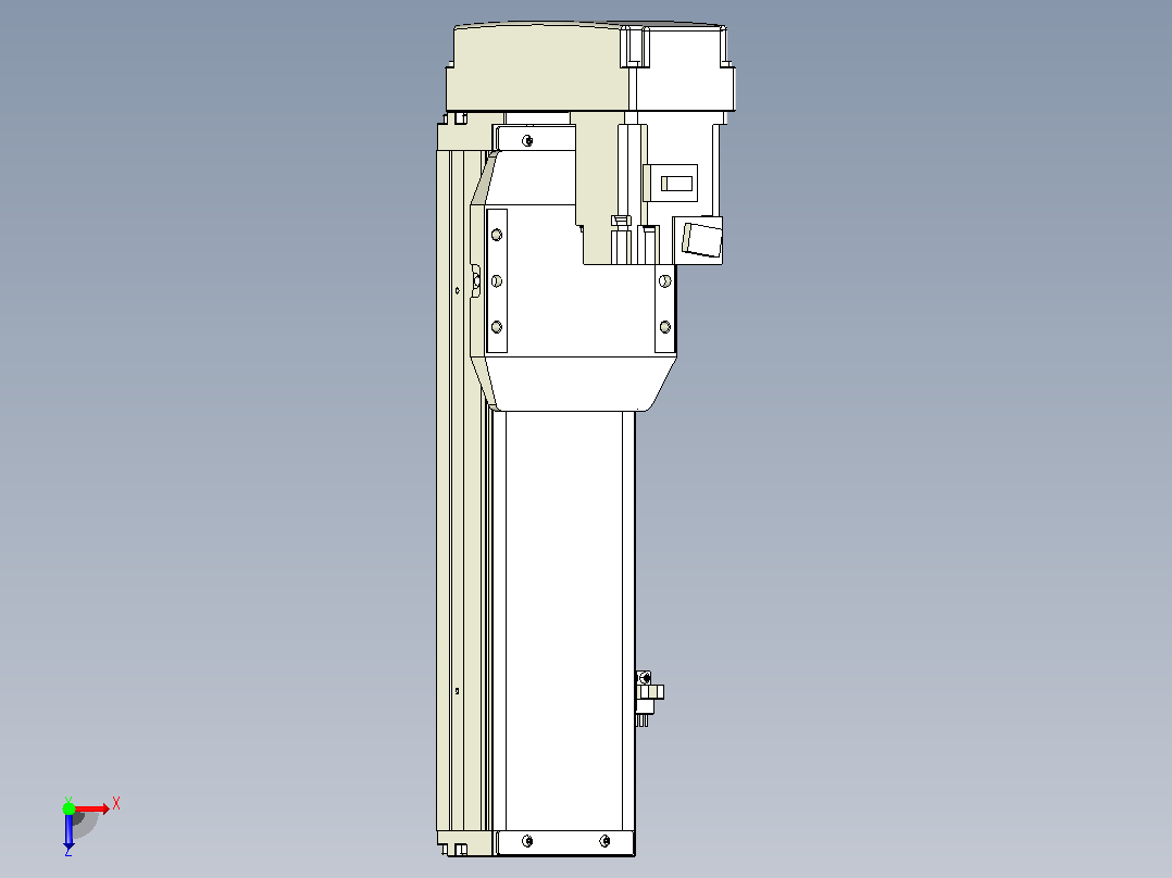钢基模组TPA-KCR-8610C-340A1-MU-H0S2俯视图