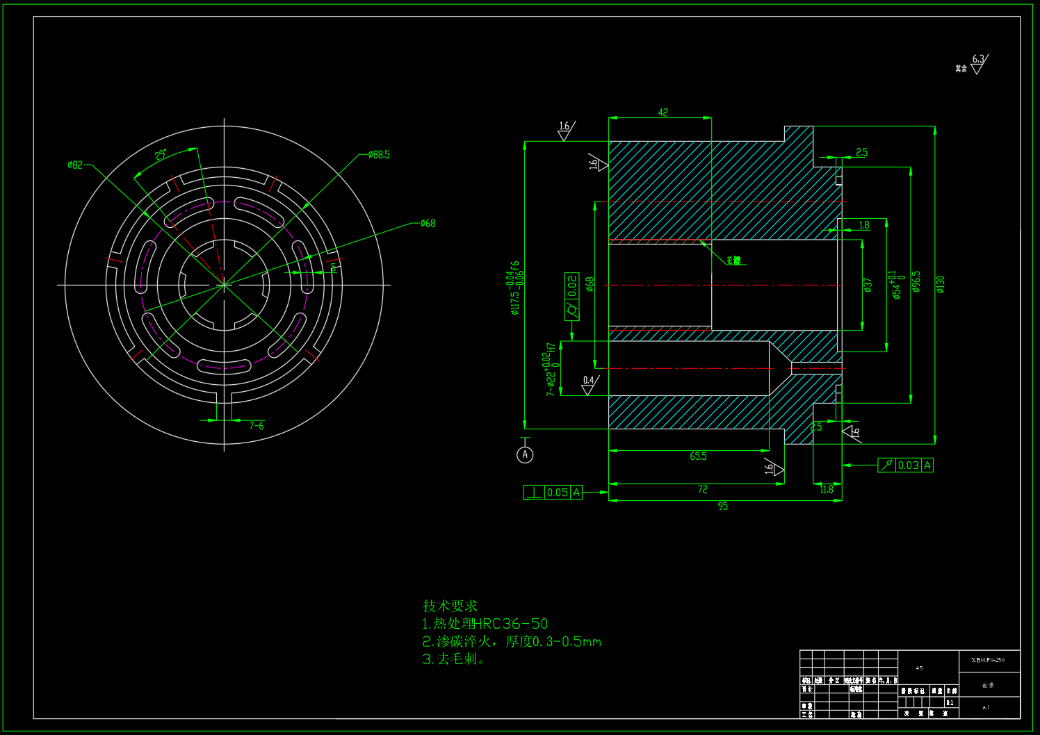XB01FO-250轴向柱塞定量马达（CAD+说明书）