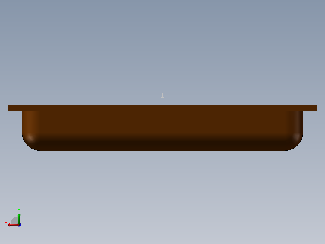 食品包装生产线机设计后视图