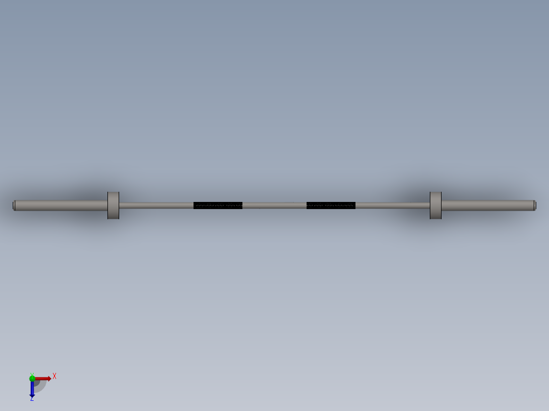 SW2016含特征小型杠铃俯视图