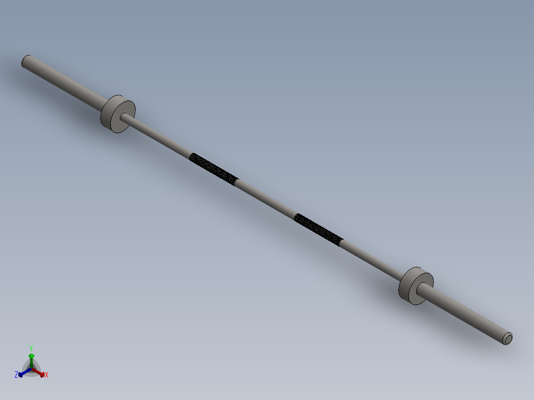 SW2016含特征小型杠铃正等轴测图