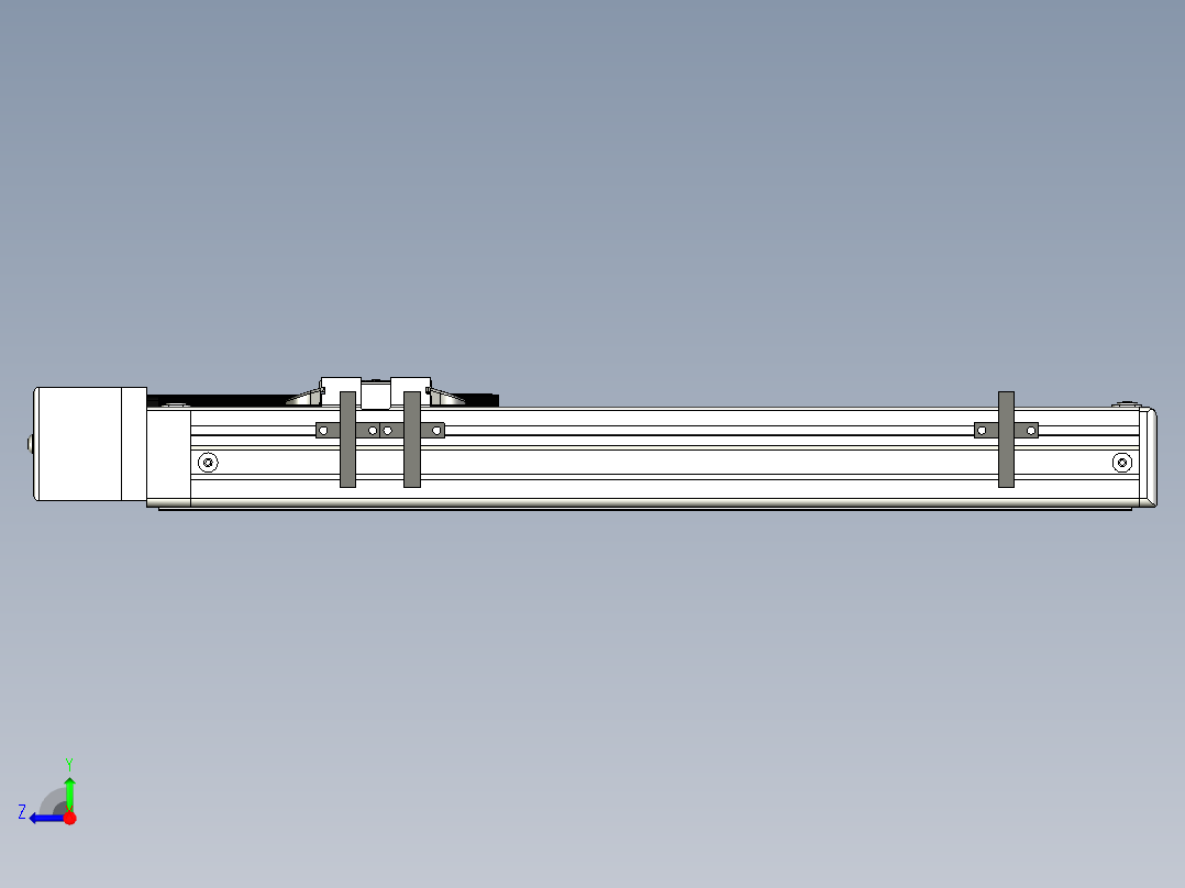 Toyo东佑达直线模组-ETH5-250-BR+煞車右视图