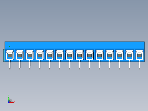 DEGSON DG306 系列 5.0 接线端子-DG306-5.0-14P-12-00AH前视缩略图